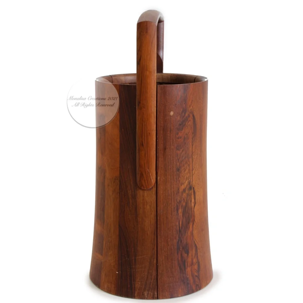 Dansk Palisander Ice Bucket Jens Quistgaard Staved Teak Rare MCM Vintage Modern